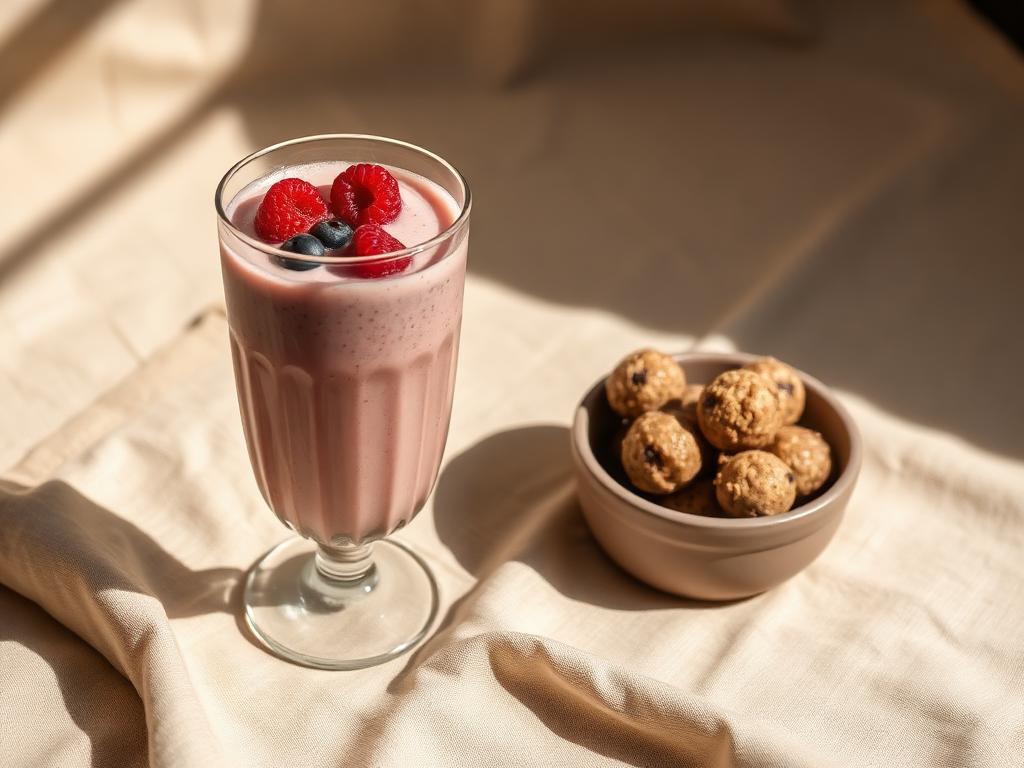 snacks & smoothies high-protein recipe